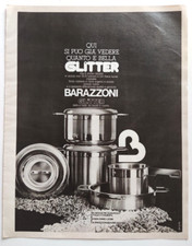 Pubblicita' Barazzoni Glitter Linea Pentole Vintage Ads Advertising 1975 (R7)