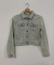 HOLLISTER Giacchetto jeans denim chiaro Tg M