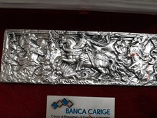 Placchetta/Targa San Giorgio Banca Carige Cassa Di Risparmio Di Genova E Imperia