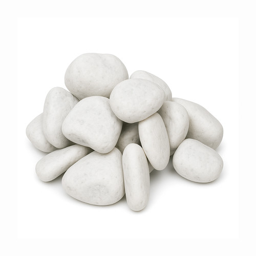 Ciottoli bianco carrara - bianco,