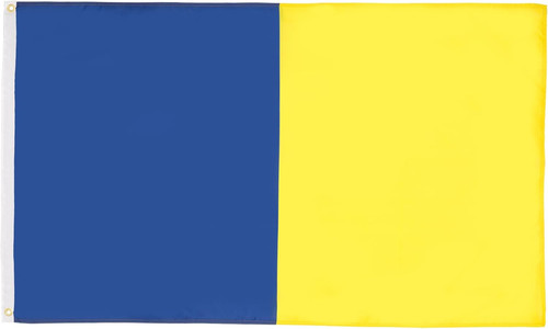 Bandiera blu giallo 90x60cm - blu,