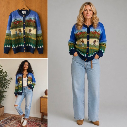 Cardigan vintage susan bristol - vintage,