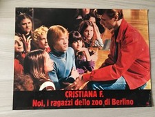 FOTOBUSTA,CRISTIANA F. NOI,I RAGAZZI DELLO ZOO DI BERLINO,DAVID BOWIE 