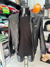 ANTONY MORATO giacca in vera pelle usato uomo man tg 50 nero LLV157