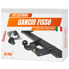 Gancio di traino fisso per NISSAN TERRANO II 02.1993/02.2005  kit el. 13poli