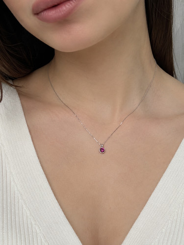 Collana con ciondolo cristallo
