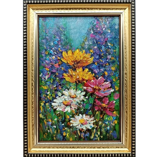 Quadro impasto floreale - quadro,