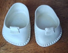 SCARPE BIANCHE BAMBOLA ANNI '60 NUMERO 48