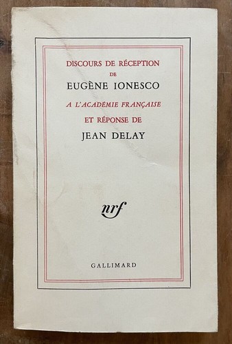 Discours réception de - discours,