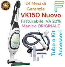 FOLLETTO VK150 NUOVO MANICO ORIGINALE Vorwerk Tubo KIT Accessori FATTURA IVA 22%