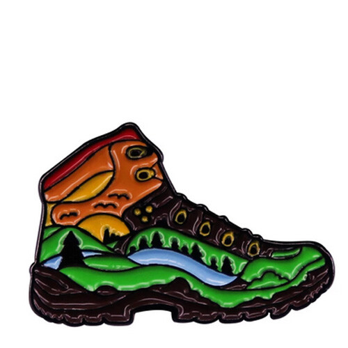 Spilla per scarpe geocaching - spilla,