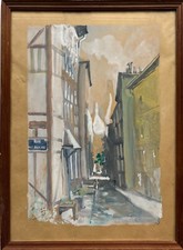 Acquerello Parigi Rue Des