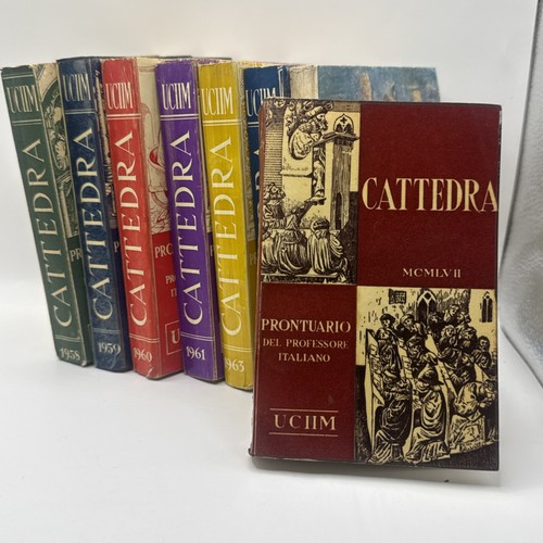 Cattedra volumi 1957 - cattedra, /1971