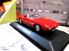 MASERATI Ghibli Spyder Roadster rosso rosso 1969 Maxichamps Minichamps 1:43