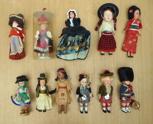 Bambole vintage costume - vintage, in