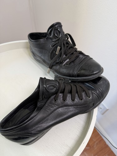 Chanel lambskin patent cap toe - chanel,