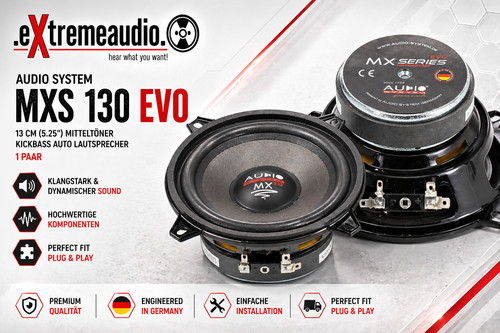 Sistema audio mxs - mxs, evo