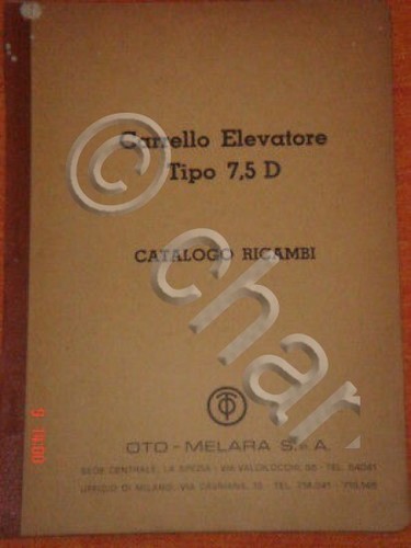 Carrello elevatore oto melara - elevatore,