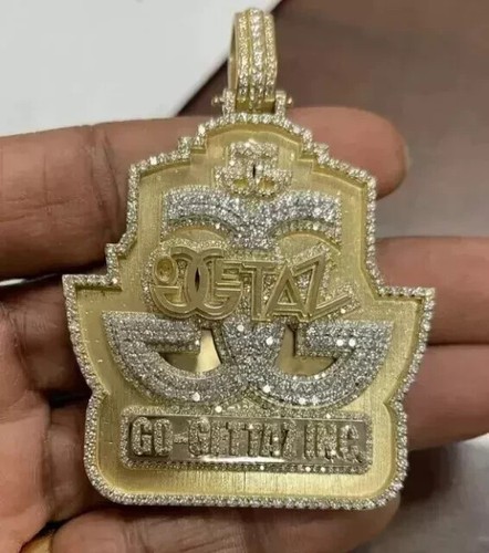 Ciondolo uomo moissanite