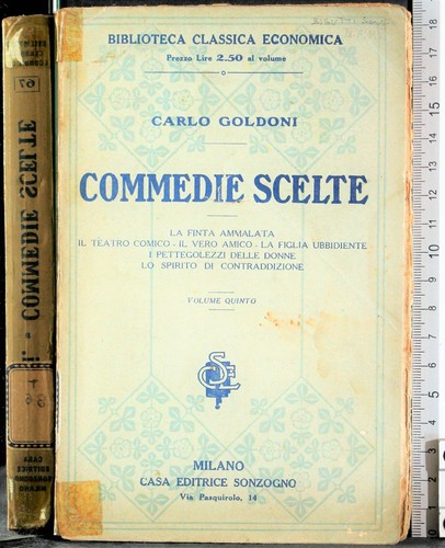 Commedie scelte volume 5 - volume,