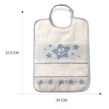 Bavaglino  con inserto di tela