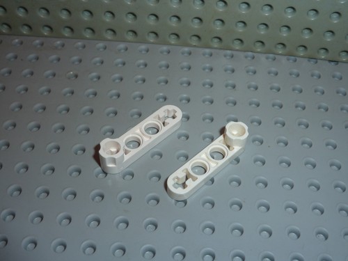 Lego technic white liftarm - technic, 1x4