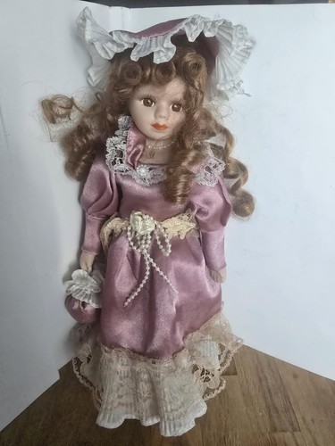 Bambola ceramica vintage con - ceramica,