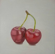 Quadro  dipinto a olio su tela 20 x 20 cm senza cornice 