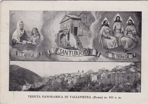 Vallepietra veduta - vallepietra:,