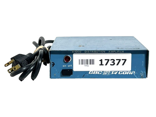 Gbc corp 205 - gbc, tv