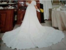 Abito Da Sposa Tg 46 con Cristalli e perline color bianco Disponibile 