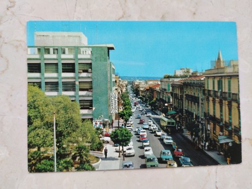 Cartolina messina corso - corso, cavour