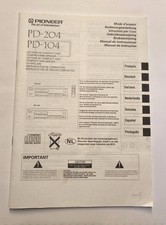 Pioneer PD-204 / PD-104 -