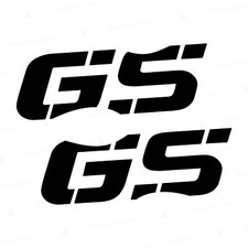 n.2 Adesivi Nero Fianco Serbatoio compatibili con BMW F 800 GS (2008–2015)