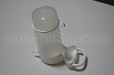 400 ml/cc Alimentatore gabbia per uccellini Bevitore d'acqua per voliera canarino fringuello Budgie