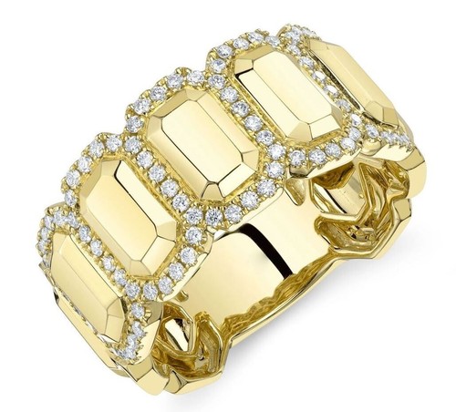 Geo taglio 14k oro giallo - 14k,