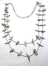 Collana fetish argento