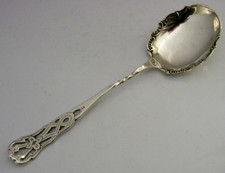ANTICO CUCCHIAIO INGLESE ARGENTO STERLING CONSERVAZIONE MARMELLATA 1900 MOLTO BELLO