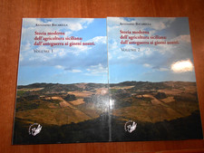 Antonino Bacarella STORIA MODERNA DELL'AGRICOLTURA SICILIANA Vol.1 Vol.2 La Zisa