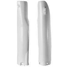 Yamaha WR250F 2006-2019 Protezioni forcella inferiore anteriore Polisport bianco in plastica WRF 250