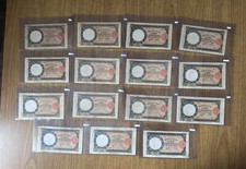 LOTTO 15 BANCONOTE SERIE