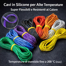Cavo filo elettrico siliconico