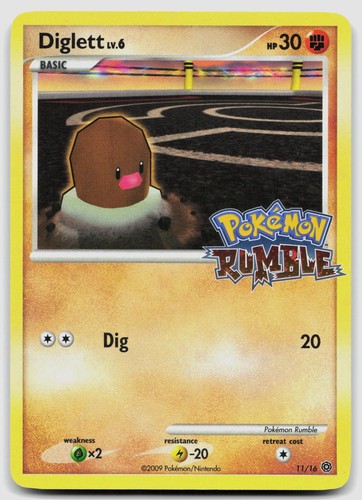 Diglett pokemon rumble - diglett,