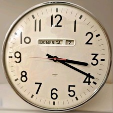 Orologio elettromeccanico da Bar anni 60 Vetro bombato funziona