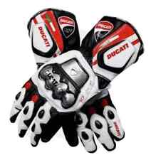 DUCATI Uomini Guanti da Motociclista in Pelle Corsa Guanti in Pelle da Moto CE