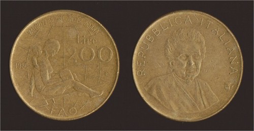 200 lire 1980 - lire, montessori