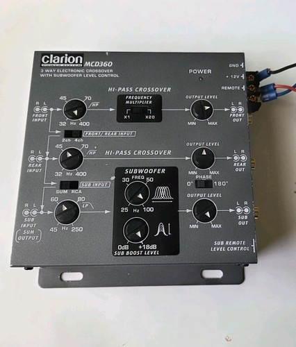 Crossover elettronico vie - crossover, 3