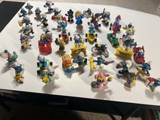 Lotto 42 pezzi figurine Puffi