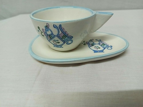 Tazza con piattino ceramica - con, in