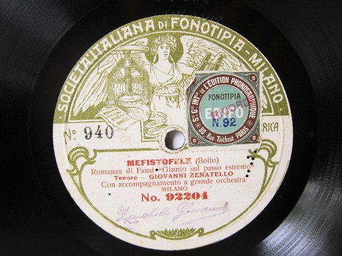 78rpm giovanni zenatello - 78rpm,